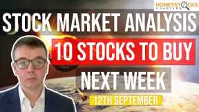 Stock Market Analysis | 10 Stocks To Buy | 12-16th September 2022