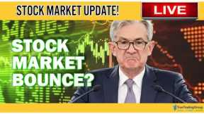REAL STOCK MARKET BOUNCE or Bear Market Rally?! Inflation is Better, BUT the Job is NOT DONE, LIVE!