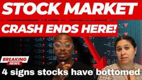 When Will the Stock Market Crash End? - 4 Signs to Watch for the Stock Market Recovery