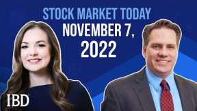 Indexes Rise Ahead Of Midterm Elections; Comstock, BJ’s, Tenaris In Focus | Stock Market Today