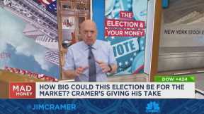 Jim Cramer explains how the stock market may interpret Tuesday's midterm elections