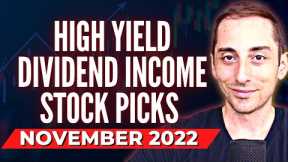 November Stock Market Commentary & High Yield Dividend Stock Picks | Income Investing | Ep.32