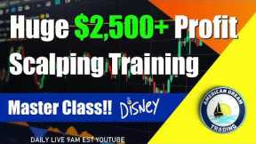 Huge $2,500+ Profit Scalping Training Master Class Stock Market