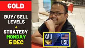 GOLD XAUUSD Strategy MONDAY 5 DEC | XAUUSD Analysis MONDAY 5 DEC | XAUUSD Forecast MONDAY 5 DEC