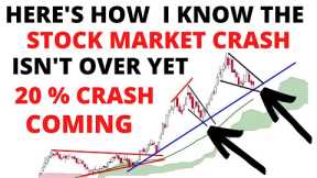 If You Believe The Stock Market Crash Is Over You'd Better Think Again Youre In For A Rude Awakening