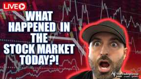 WHAT HAPPENED in The Stock Market Today as Earnings Start? Find Out During Our Stock Market LIVE!