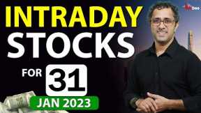 Intraday Stocks for Tomorrow || Intraday Stocks For 31 Jan || #india Stock Market #intradaytrading
