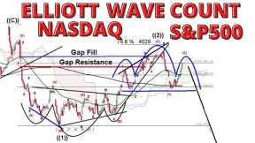 Stock Market CRASH:  Elliott Wave Count Update For S&P 500 & NASDAQ 100  (QQQ NDX SPY SPX SPXS SQQQ)