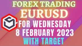 Forex Trading for Beginners | EURUSD Currency Trading for Today Wednesday 8 February