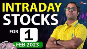 Intraday Stocks for Tomorrow || Intraday Stocks For 01 Feb || #india Stock Market #intradaytrading