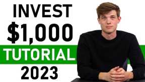 Stock Market For Beginners 2023 | How To Invest (Step by Step Tutorial)