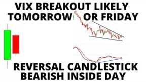 Stock Market CRASH: Down Day Tomorrow Or Friday To Complete The Reversal - VIX Breakout This Week