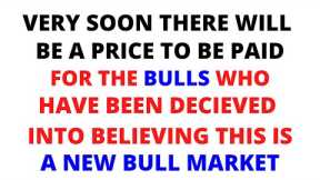Stock Market CRASH In Progress: SP500 CRASH Signals - Don't Be Deceived This Isn't A New Bull Market