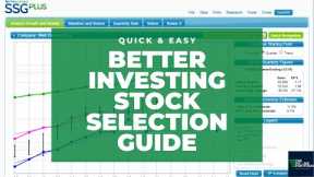 How To Complete A Better Investing Stock Selection Guide in 2020 (Quick & Easy)