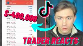 This TikTok Trader Lost $400,000 Trading Forex... (Trader Reacts)