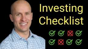 Brian Feroldi's Stock Investing Checklist: A Step By Step Guide