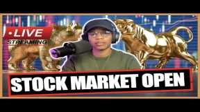 LIVE: STOCK MARKET OPEN!! THE MASKED INVESTOR SHOW
