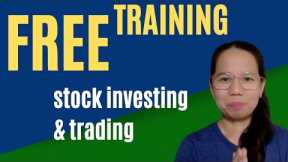 FREE Training That Can Help Your Stock Market Investing and Trading Journey EASIER (Part 1)