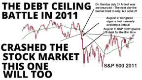 The Debt Ceiling Battle Crashed the Stock Market in 2011- It Is About To Happen Again! Sell The News