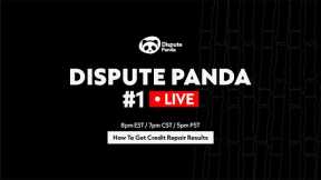 Dispute Panda Live #1 | How To Get Credit Repair Results