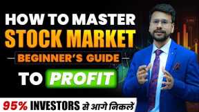 Stock Market for Beginners MASTERCLASS in 1 video | Share Market Basics for Beginners | In Hindi
