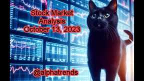 Stock Market Analysis 10/13/23 Alphatrends Anchored VWAP