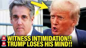 BELLIGERENT Trump SHOWS UP to ATTACK Michael Cohen at Trial