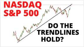 Stock Market CRASH:  Trendlines of Resistance Being Tested on S&P 500 & NASDAQ - Will They Hold?