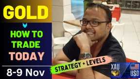 GOLD XAUUSD Strategy TODAY 8-9 Nov | XAUUSD Analysis TODAY 8-9 Nov | XAUUSD Forecast TODAY 8-9 Nov
