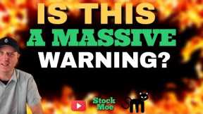 ⛔️IS THIS A MASSIVE WARNING?⛔️ STOCK MARKET CRASH Q1?