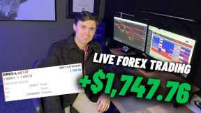 LIVE Forex Trading: Making +$1750.00 going SHORT EUR/NZD (Start to Finish)