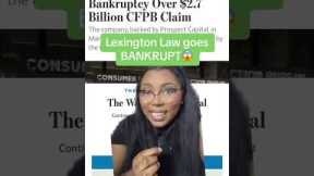 Lexington Law (credit repair company) goes BANKRUPT 😱