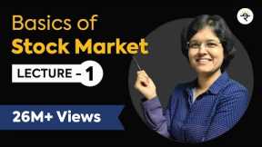 Basics of Stock Market For Beginners  Lecture 1 By CA Rachana Phadke Ranade