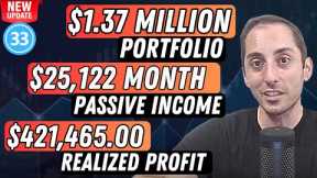 My $1.37 Million Stock Portfolio Unveiled | $25,122/Month of Passive Income - UPDATE #33