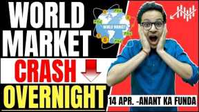 Stock market crash | World market crash overnight |