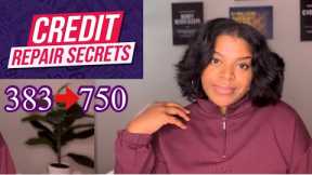 CREDIT REPAIR SECRETS YOU NEED TO KNOW! | Easy DIY Credit Repair!