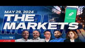 The Markets: Morning❗ May 29 -Live Trading $NVDA $AAPL $GME $HOOD $FFIE $TSLA👀(Live Streaming)
