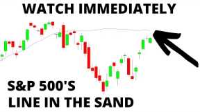 Stock Market CRASH: Watch Immediately - The S&P 500 is at the Line in the Sand & the 78.6% Fibonacci
