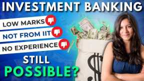 MASTERPLAN for Investment Banking Job - Don't Miss Point #4