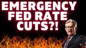 ⛔️ EMERGENCY RATE CUTS INCOMING TO STOP A STOCK MARKET CRASH AND RECESSION?