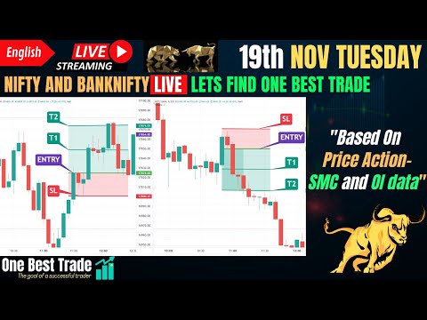 🔴Live Nifty intraday trading | Bank nifty live trading | Live options trading | 19th NOV 2024 dhan