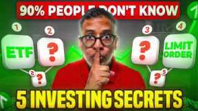 5 Investing Hacks to GROW your Money FASTER - Rahul Jain Analysis #investingforbeginners