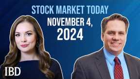 Tight Trading Ahead On Election Eve; Deckers, Garmin, XPO In Focus | Stock Market Today