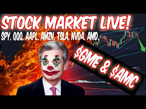 SUB TO REVIEW A STOCK! Stock Market Live! SPY QQQ.