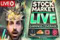 Stock Market Live AMZN Earnings, PINS,