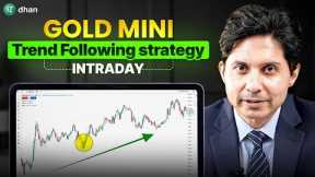 How to Trade Intraday Gold Mini: Trend Following Strategy & Technical Setup | Dhan