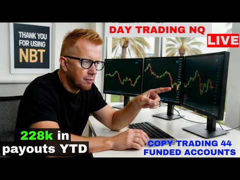 **LIVE** TRADING FUTURES - TRADING 47 FUNDED ACCOUNTS - CODE NBT