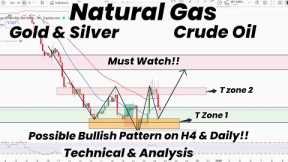 Natural Gas Possible Bullish Pattern on H4 & D1|T Zones| Gold|Silver | Crude Oil |Technical Analysis