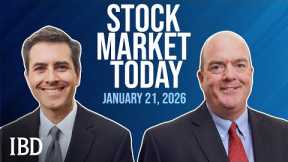 Stocks Jump As Trump Halts Greenland Tariffs; Eli Lilly, Google, Zions In Focus | Stock Market Today