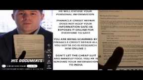 Pinnacle Credit Repair EXPOSED: Client Personal Info Leaked on YouTube #pinnaclecreditrepair